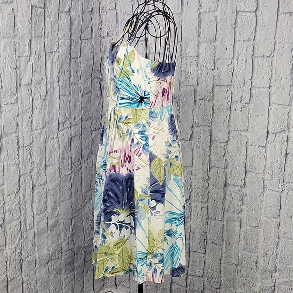 SIGNATURE BY ROBBIE BEE Sleeveless Summer Floral Dress 8 - Picture 5 of 8